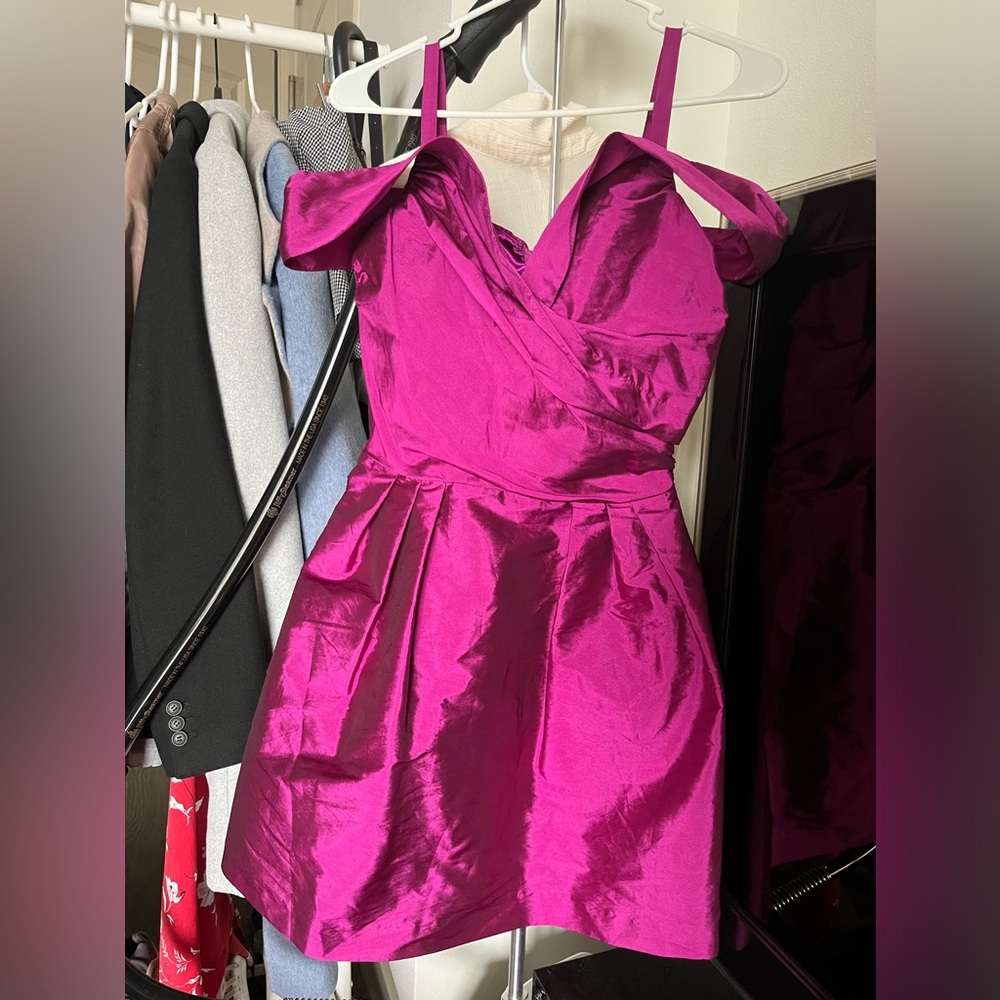 Prom Mini Dress with a a romantic vision of elegance and charm